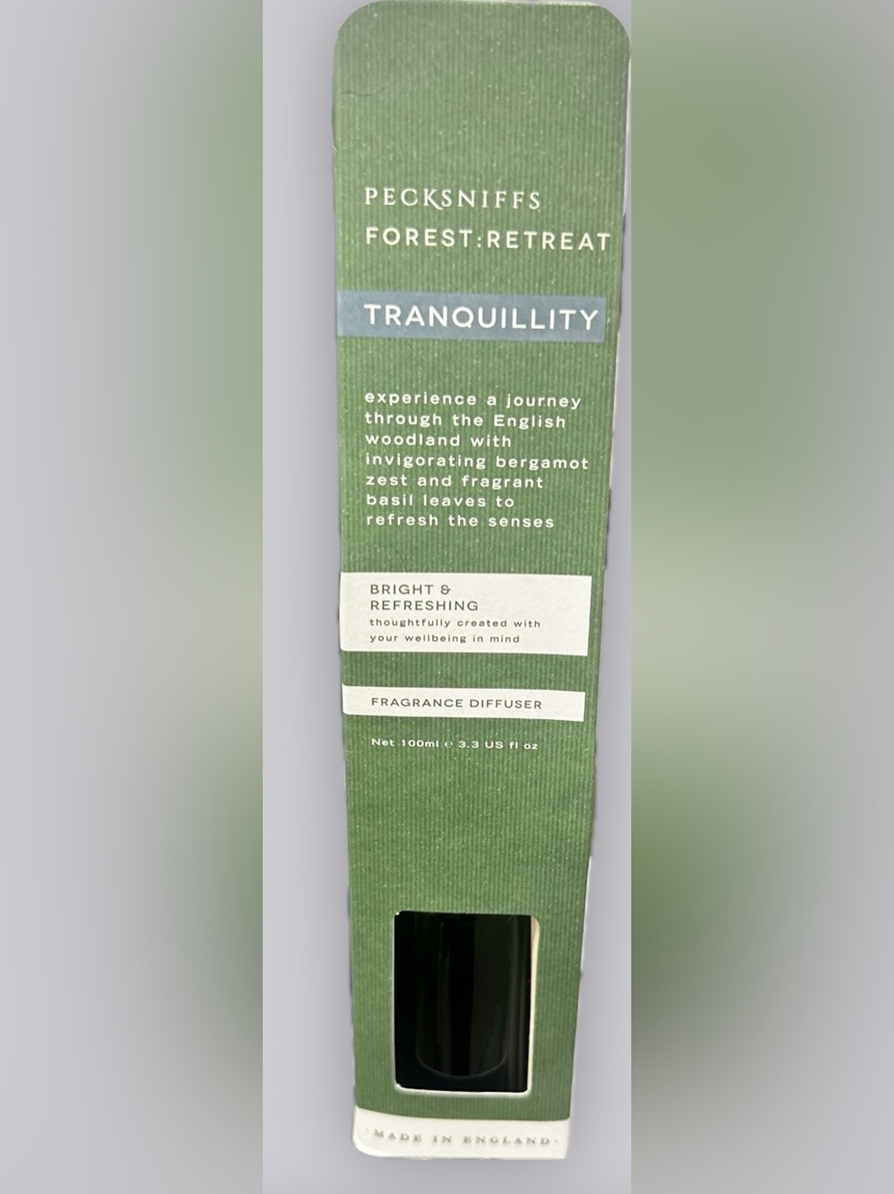 Tranquillity Pecksniff’s UK made Oil & Reed  Diffuser #Aromatherapy 3.3oz